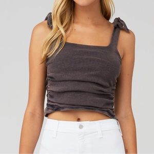 Free people boulevard tie tank, size xs